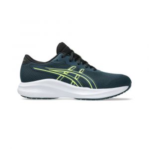 Asics Gel-Excite 11 GS Chaussure De Running Sans Stabilisateurs Enfants - Bleu Petrol, Jaune Citron, Pointure 34.5