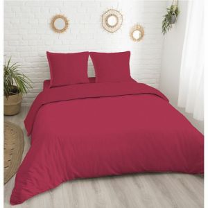 Image de Housse de couette Magenta 200x200cm 57 fils