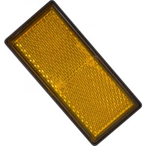 Carpoint 2 catadioptre 85x38 mm orange caravane camping car remorque signalisation gabarit