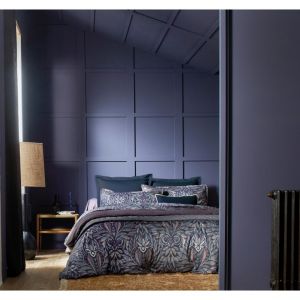 Image de Blanc des vosges Housse De Couette Double Face Bleu