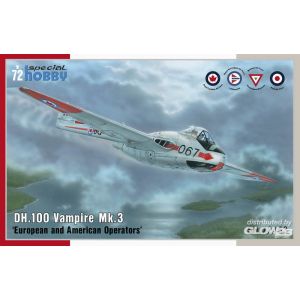Special Hobby Maquette avion DH.100 Vampire Mk.3 Op&eacute;rateurs Europ&eacute;ens
