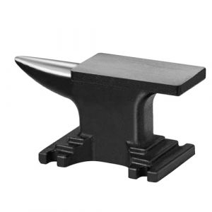 VEVOR Enclume de Forgeron 4 kg à Une Bigorne Enclume en Acier Moulé Robuste Table de Travail 132x68 mm Dureté 50HRC Compacte pour Traitement des Métaux Fabrication des Artisanats Bijoutier Atelier