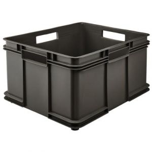 Keeeper Bo&icirc;te de rangement EURO-BOX, collection Bruno ECO, taille XXL, 52 x 43 x 28, ECO Gris