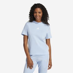 Adidas T-shirt de fitness femme, bleu clair