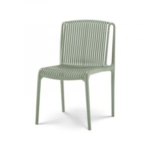 Kosmi Chaise de Jardin ou Terrasse Verte en Résine Polypropylène