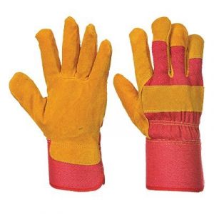 Image de Portwest Gants Docker doublé polaire A225 Rouge 10