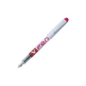 Pilot Stylo plume V-Pen rose jetable à encre effaçable