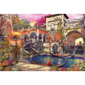 Image de Educa Puzzle Adulte 3000 Pieces Canaux Et Gondoles De Venise - Collection Paysage Romantique Italie Nouveaute