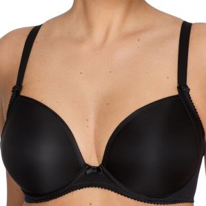 Soutien-gorge plongeant à balconnets PrimaDonna SATIN noir