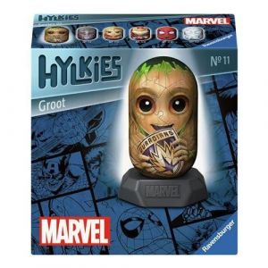 Ravensburger Hylkies : la Nouvelle Gamme Monter soi-m&ecirc;me. Figurine #11-Groot-pour Tous Les Fans de Marvel Universe-Construire, Tomber Amoureux, Collectionner, 12001160