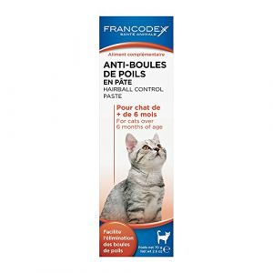 Francodex Anti boules de poils pour chat en pâte Tube 70 g