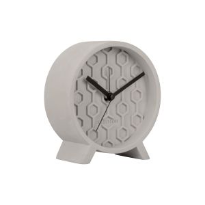 Present time Réveil béton Honeycomb