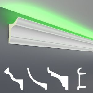 Paquets économiques LED-1 à LED-20 Profil pu - éclairage indirect, opaque: LED-4 / 80x48mm, Échantillon