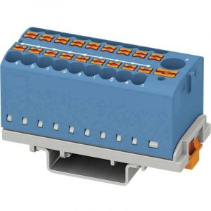 Phoenix contact 3273112 Bloc de distribution 28.6 mm ressort de traction bleu 8 pc(s)
