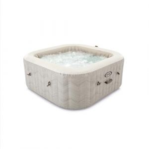 Intex Spa gonflable PureSpa Chevron carr&eacute; Bulles 4 places