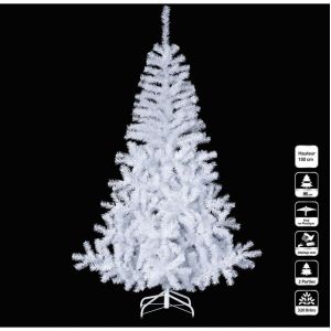 JJA Sapin de noël Luxe - 1,5 m - Blanc