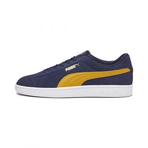 Puma Mixte Smash 3.0 Basket, Navy Amber Gold White, 40 EU