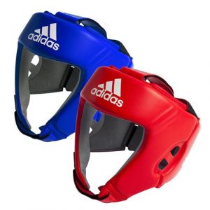 Adidas Casque de boxe compétition amateur Rouge S