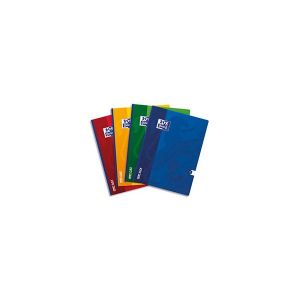 Oxford Cahier Open Flex - reliure brochée - 24 x 32 cm - 192 pages - grands carreaux - papier 90g