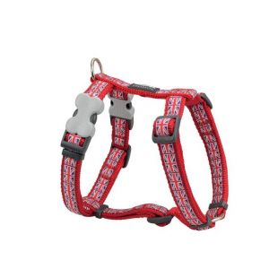Harnais reglable union jack 37 a 55 cm