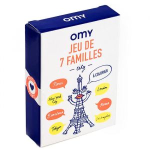 Omy Jeu de 7 familles &agrave; colorier - city - om
