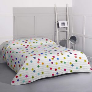 Couvre-lit 100% Coton Multicolore 180x260 cm
