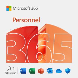 Image de Logiciel de bureautique 365 Personnel 12 mois 2025