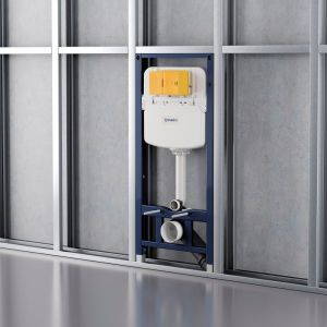 Duravit DuraSystem Bâti-support Basic H: 115 cm, pour cuvette suspendue, WD1029000000, Basic