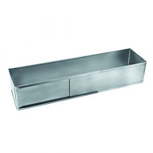 Cuisy KC2220 Cadre Cake Extensible DE 27CM A 40CM, INOX, Argent