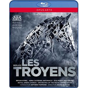 Image de Berlioz : Les Troyens. Antonacci, Hymel, Westbroek, Capitanucci, Pappano. [Blu-Ray] [Import italien]