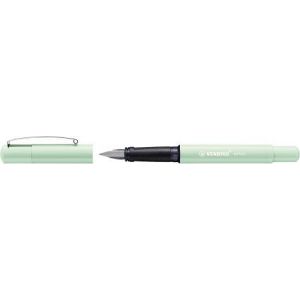 Stabilo 5050/26-6-41 - Stylo plume beFab! Pastel, tracé 0,5 mm, coloris menthe