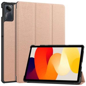 IMoshion Coque tablette Trifold Xiaomi Redmi Pad SE - Rose Dorée
