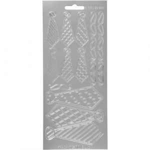 Creativ Autocollants, argent, taille unique
