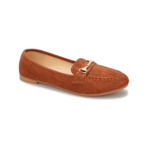 La Modeuse Mocassins Mocassins pour femme - Camel -