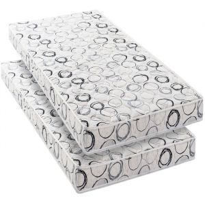 BLUE MOON Lot de 2 Matelas SYMPA 90x200. Mousse profil&eacute;e 5 zones de confort. &Eacute;paisseur 14 cm. Compatible lits IKEA. Fabriqu&eacute; en Belgique. Garantie 7 ans