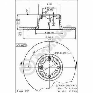 Brembo 2 Disques de frein 08.5464.10