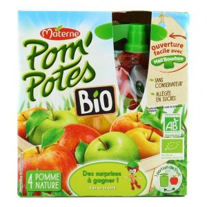 Materne Pom'Potes Bio Pomme - 4 x 90g