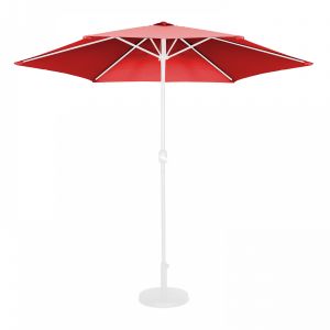 Image de Oviala Toile pour parasol droit 3m rouge - Rouge