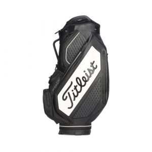 Titleist Tour Series Premium StaDry Cart Black/White Sac de chariot de golf