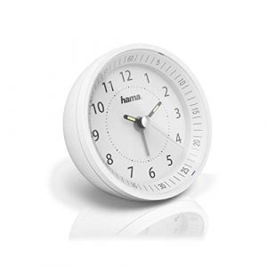 Hama Réveil radiopiloté Roundly, blanc