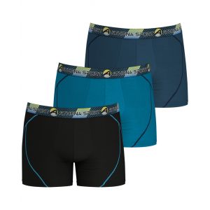 Image de Athena Training LN64 sous-v&ecirc;tement, Noir/LAC/CROISIERE, XXL Homme