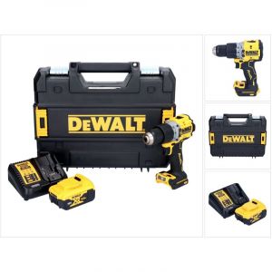 Dewalt DCD 805 P1T Perceuse-visseuse à percussion sans fil 18 V 90 Nm Brushless + 1x batterie 5,0 Ah + chargeur + TSTAK
