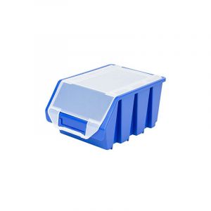 Drakkar Equipement Patrol Boîte empilable Ergobox avec couvercle Taille 3 Bleu