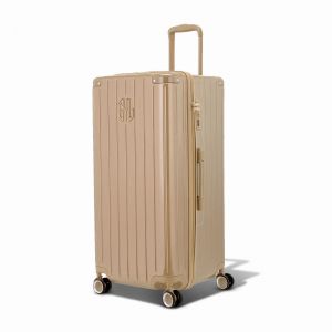 Valise Trunk XL Rigide Intemporelle, Champagne