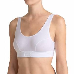 Image de Sloggi Double Comfort Top - Soutien-gorge - Uni - Femme - Blanc (White) - FR : 48