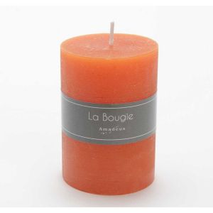 Amadeus Bougie petit cylindre 7 x 10 cm orange (lot de 6) - Orange
