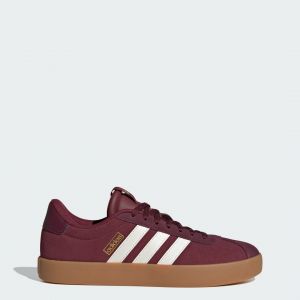 Adidas Chaussures VL Court 3.0 rouge blanc marron - 46(2/3)