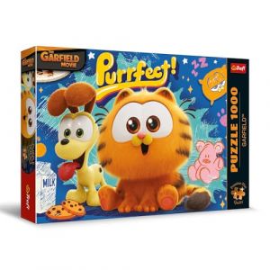 Trefl Premium Plus Quality - Puzzle Garfield - 1000 Pièces, Série de Puzzle avec Les Personnages Préférés, pour Les Adultes et Les Enfants à partir de 14 Ans
