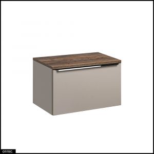 Meuble sous vasque - 80 cm - avec Plan - BOLD TAUPE