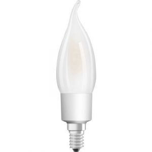 Image de Osram Lot de 1 Ampoule LED Filament E14 Dimmable - 6W Equivalent 40W - Forme Flamme Coup de Vent Dépolie - Blanc Chaud